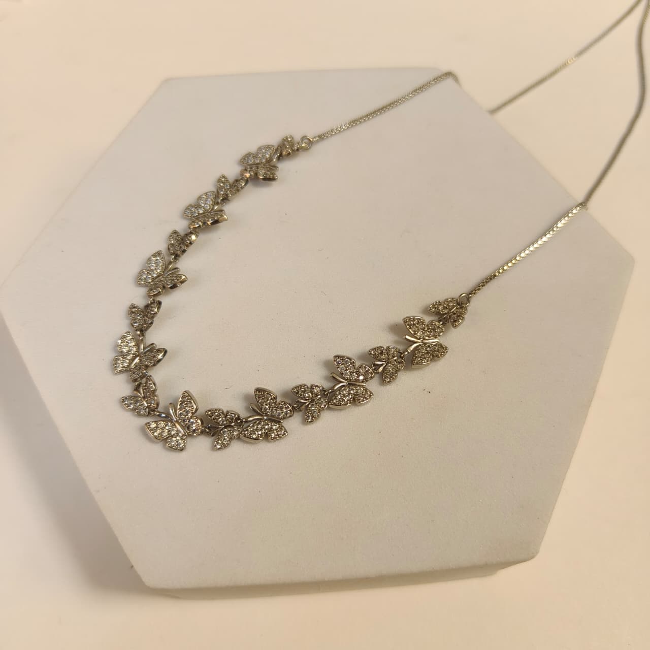Butterfly Zirconia Necklace
