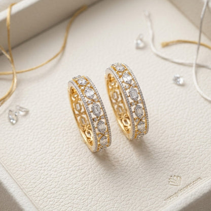 golden zirconia  AD hoops