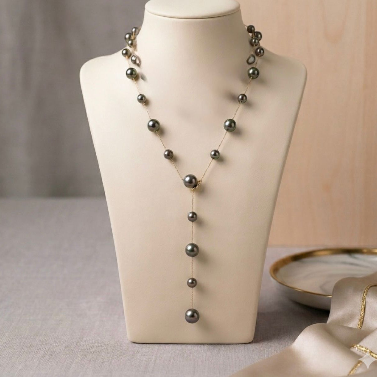 Chrome Purple Adjustable Chain Necklace