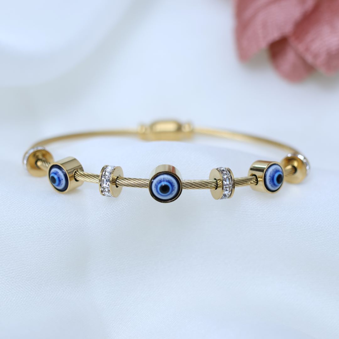 Tanisha Evil Eye Openable Bracelet