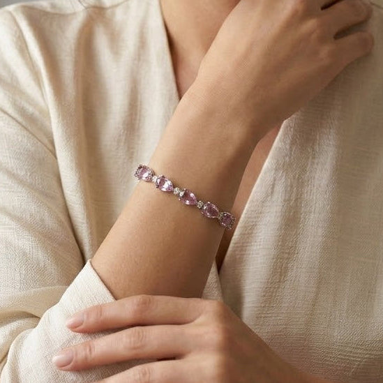 Pastel Zirconia Bracelet