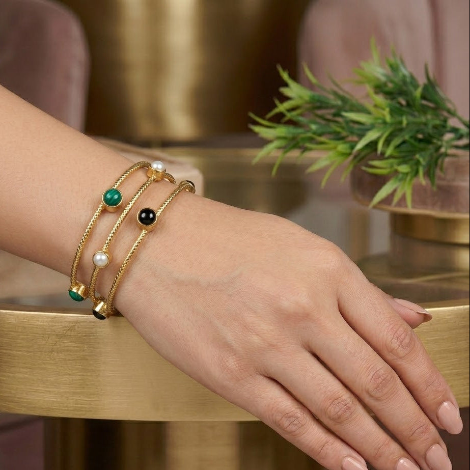 Multi Stones Braoad Braclet