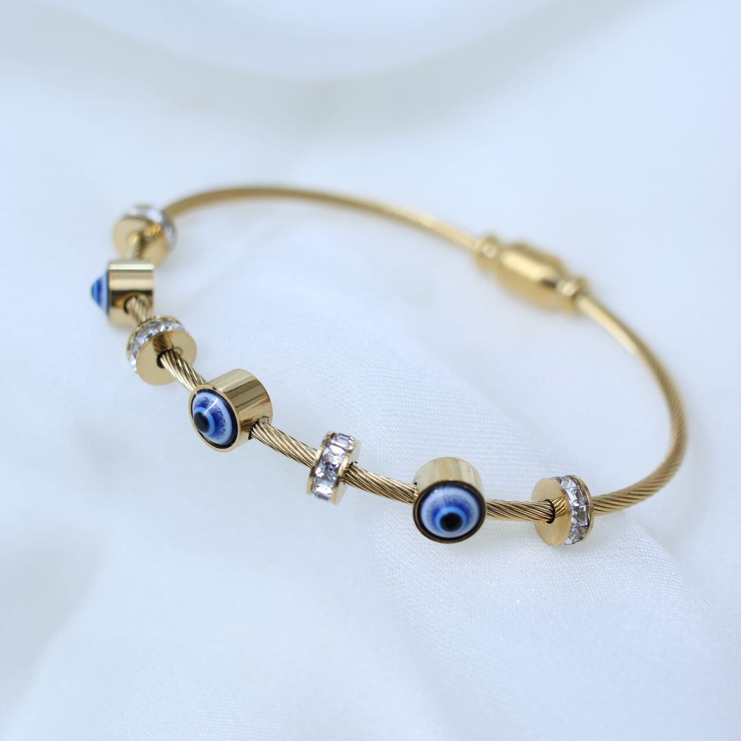 Tanisha Evil Eye Openable Bracelet