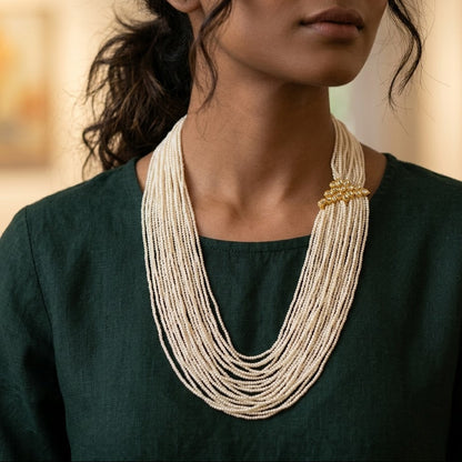 Small Pearls Heavy Necklace