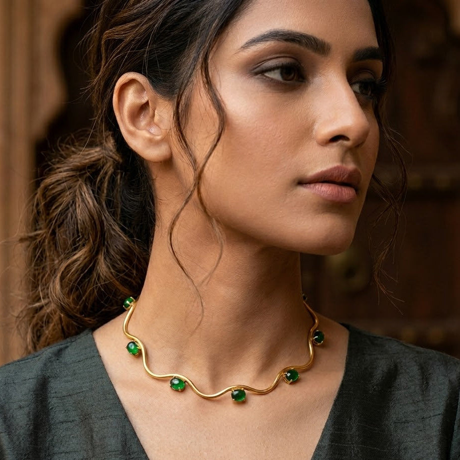 Green Stone Necklace