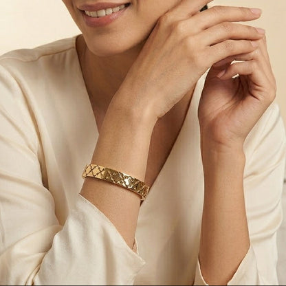Unisex Stainless Steel Openable Bracelet