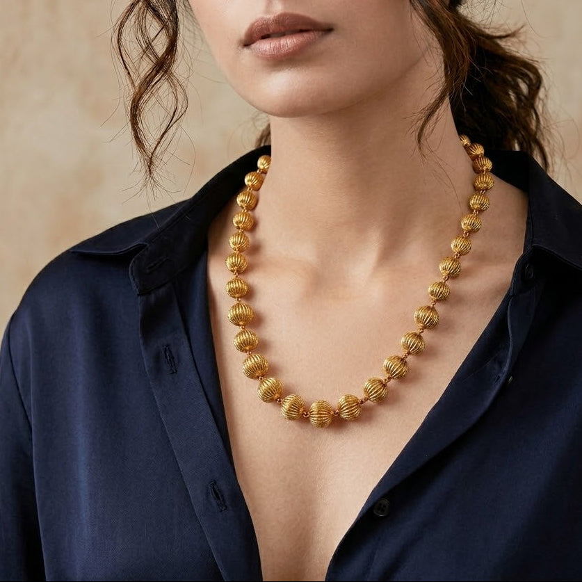 Golden Mala Necklace