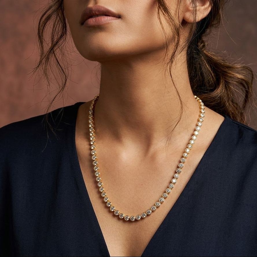 Small Polki Necklace