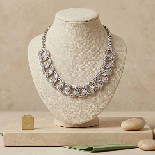 Rhea Zirconia Necklace Set