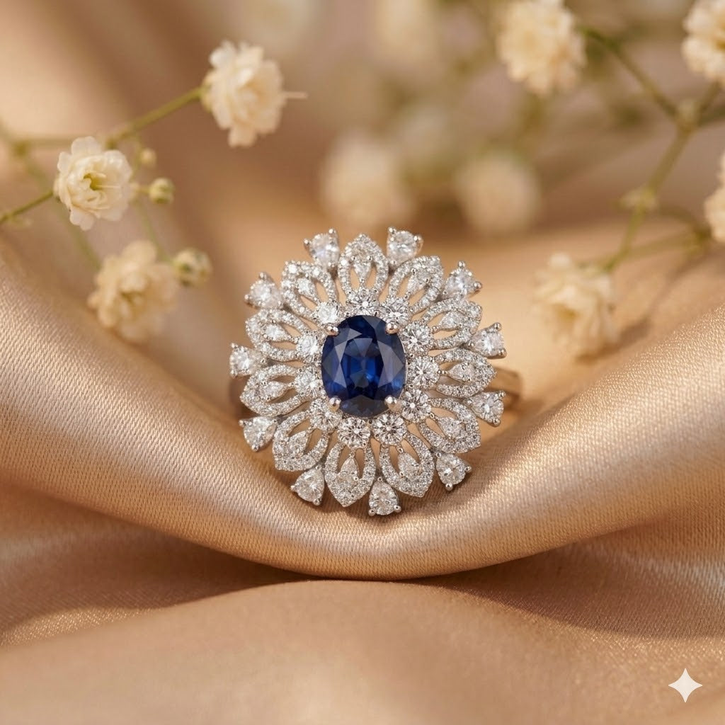 Blue ad ring