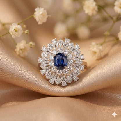 Blue ad ring