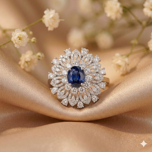 Blue ad ring