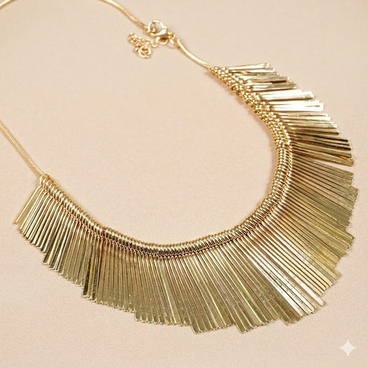 Gold Aura Modern Necklace