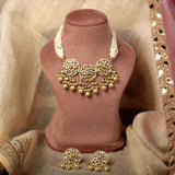 Kundan and Pearl Necklace Set