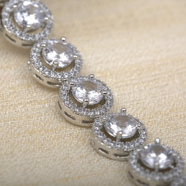Round Daimond Tennis Bracelet