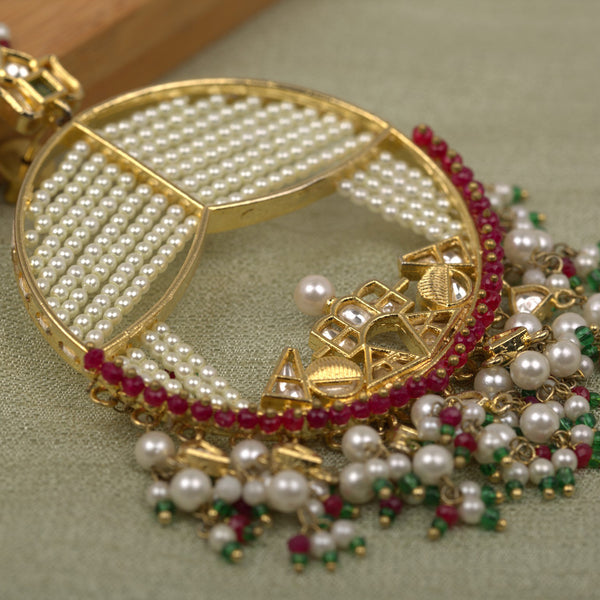 Pearl Chandbali Earrings
