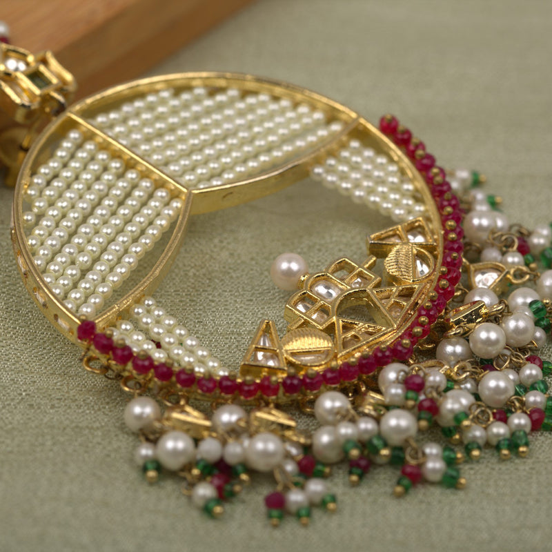 Pearl Chandbali Earrings