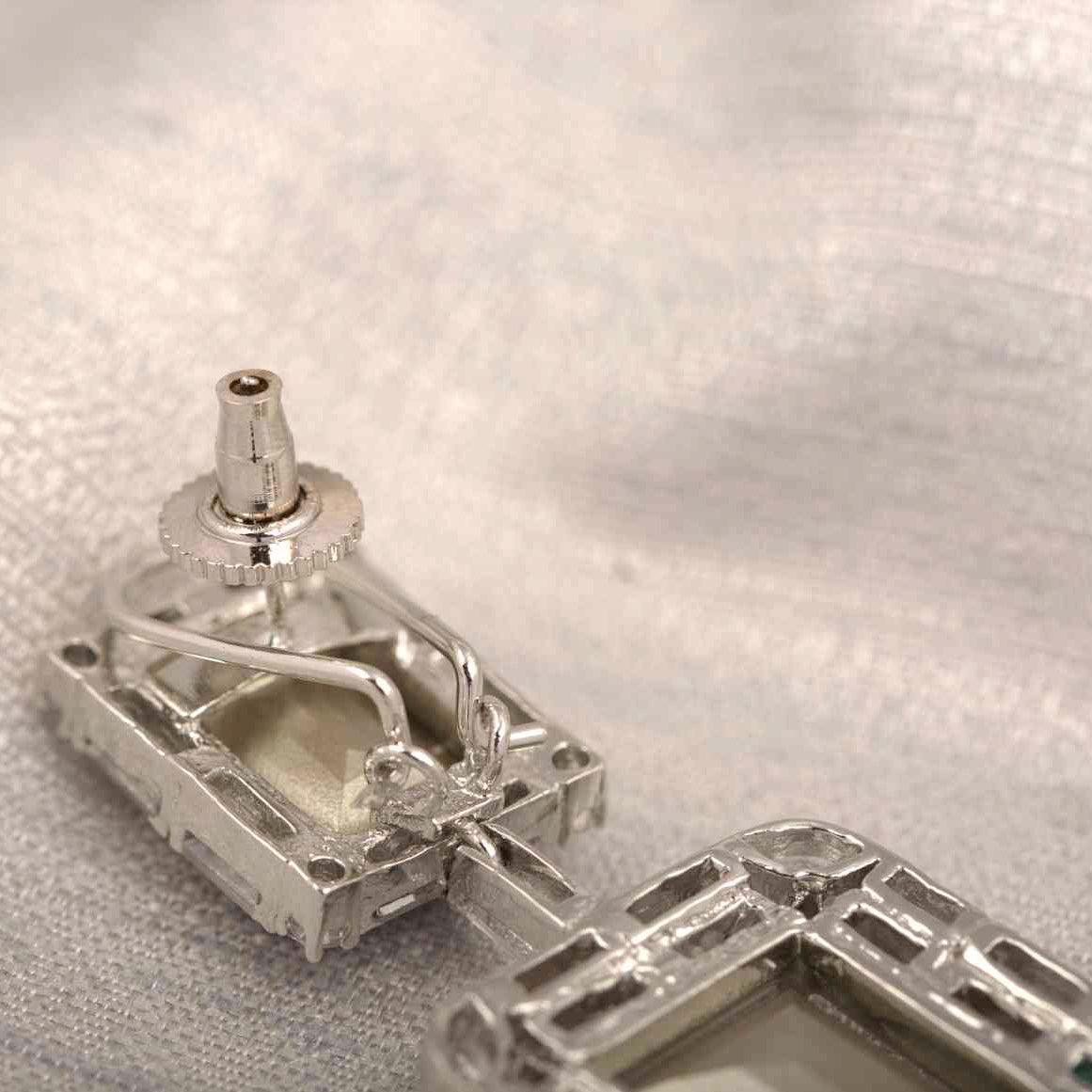 Champagne Swarovski Crystal Earrings