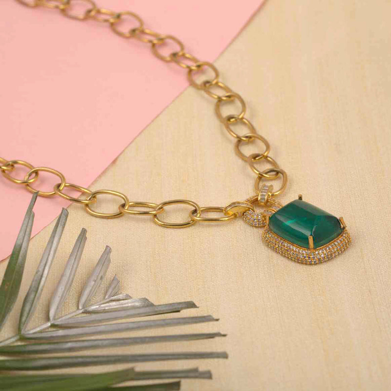 Emerald Necklace Set
