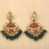 Emerald Drops Necklace Set