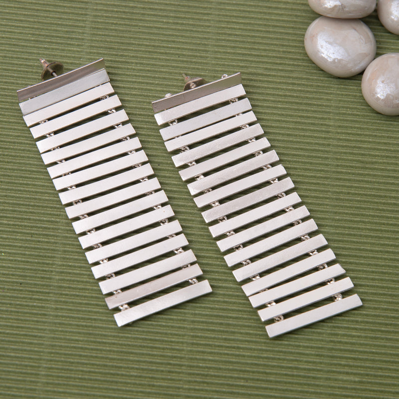 The Metallic Ladders Earrings