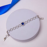 Blue Stone Tennis Bracelet