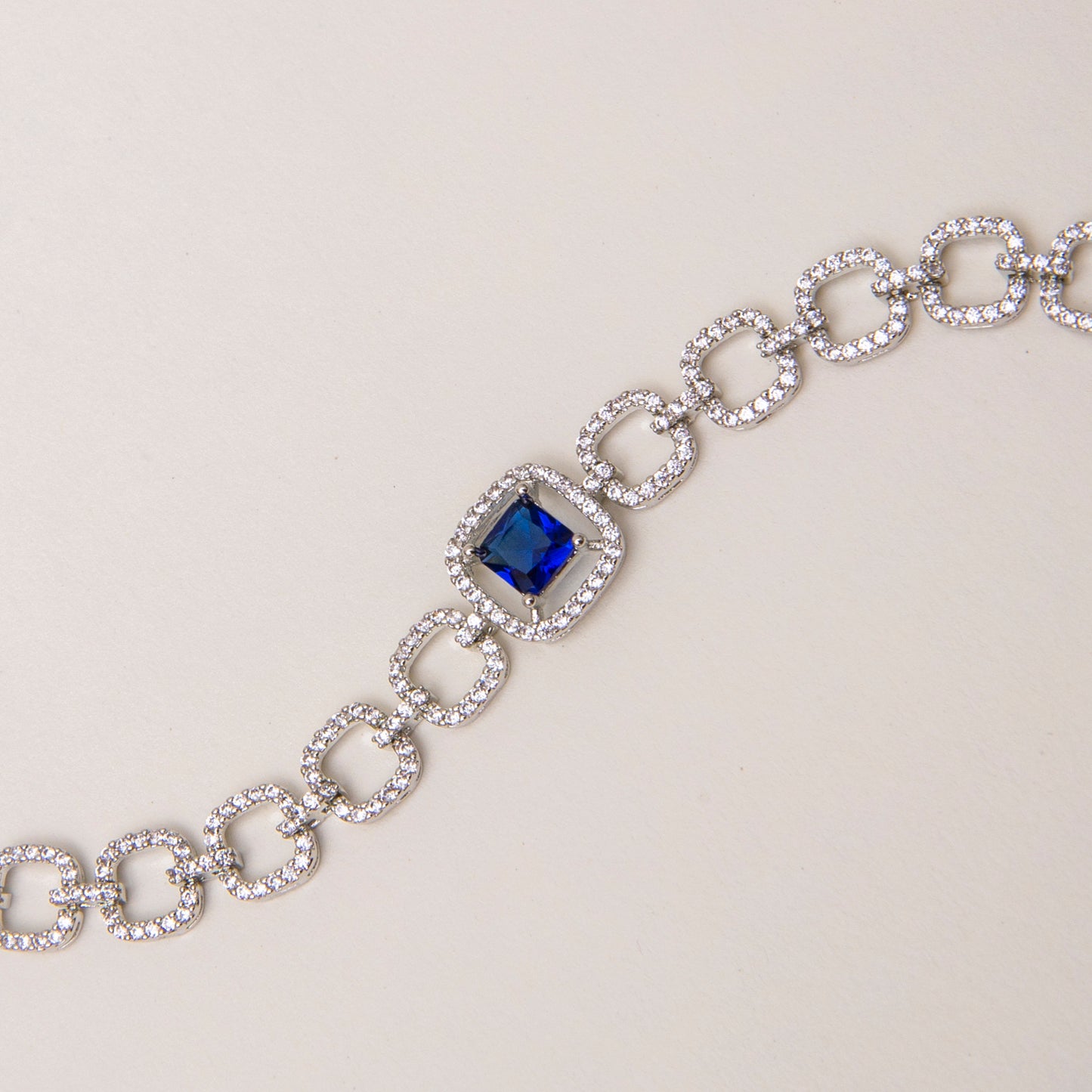 Blue Stone Tennis Bracelet