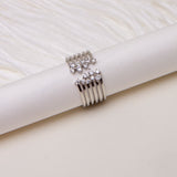 Broad Band CZ Ring