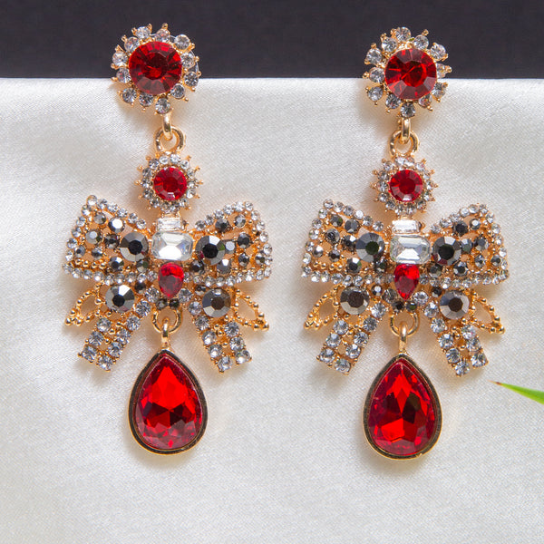 Green  Blingy Earrings