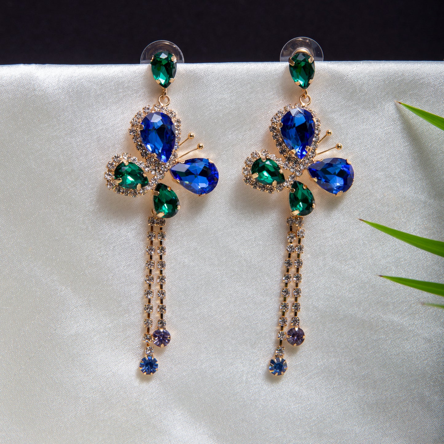 Blue Party Earrings