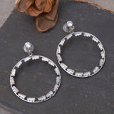 Claire Blingy Round Party Earrings