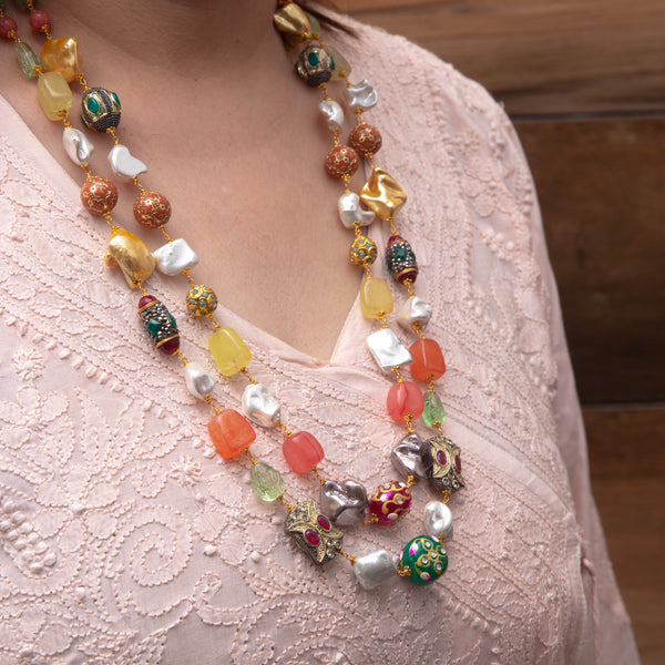 Multi Beads Necklace