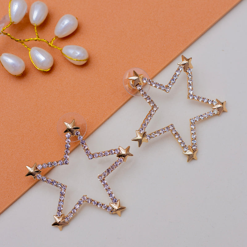 Star shaped earrings | Rebekajewelry