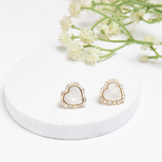 Nano Heart Shaped Studs