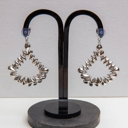 Grey Crystal Earrings