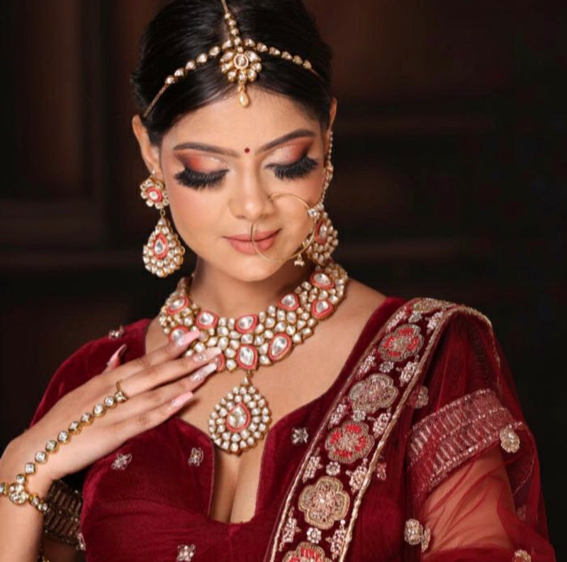 Bridal Polki Necklace Set