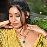Emerald Necklace Set