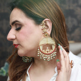 Pearl Chandbali Earrings