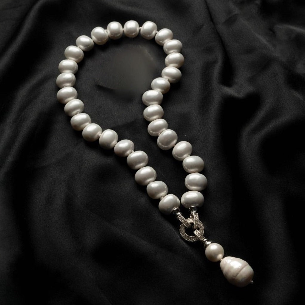 Pearl Drop Necklace Set