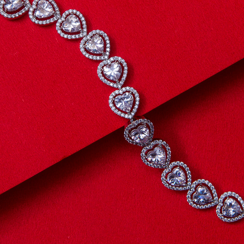 Valentine's Day Heart Shaped Bracelet
