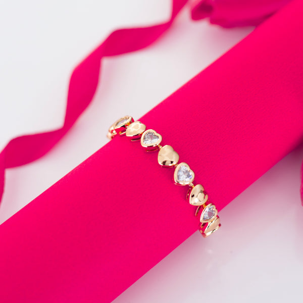 Valentine's Day Special Two Toned Bracelet