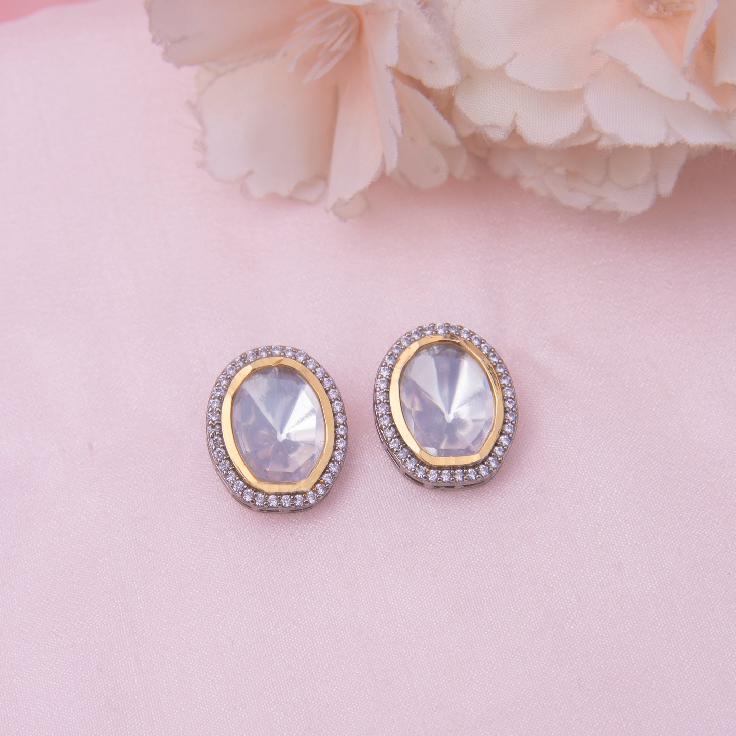 Statement Polki Studs