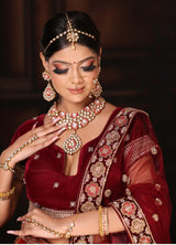 Bridal Polki Necklace Set