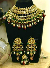 Tanjore Beads Necklace Set